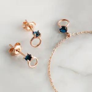 18K 웨딩링 블루큐빅 주얼리세트 NPS29303
