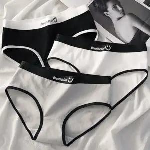 (큰손) 데일리 스마일 신축성 배색팬티 컴포트 언더웨어