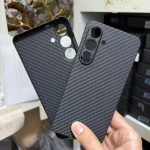 삼성 호환 갤럭시 S25 FE 리얼 카본 파이버 S25Edge 케이스 아라미드 섬유 충격 방지 보호