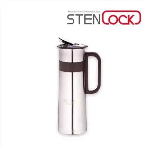 보리차 물병 스탠 업소용 냉장고 물통 1.6L 손잡이 카페 국산 스텐 고급