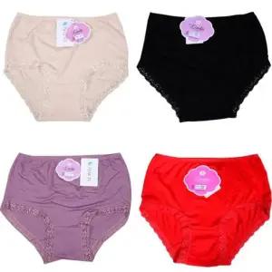 린다 무지 베이직 모달 레이스햄팬티