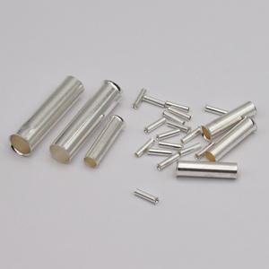 EN10-12 10mm2  7AWG 와이어 네이키드 슬리브 관형 커넥터 코드 엔드 페룰 케이블 러그 구리 압착 단자