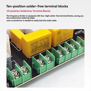 호환 300W 4웨이 크로스오버 오디오 스피커 + 듀얼 미드레인지 트레블 주파수 분배기 KTV 전문