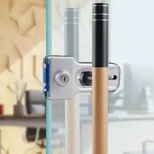 JT 강화도어 손잡이고정형 유리문 잠금장치 도어락