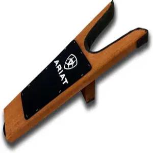 가장자리가 패딩 처리된 ARIAT 작은 스테인드 우드 부츠 잭