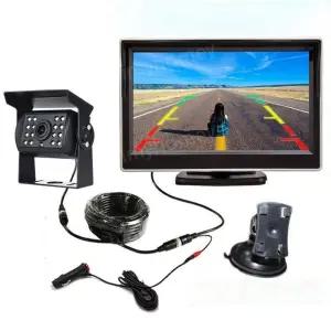 후방카메라 트럭 버스 탑차 모니터 주차라인