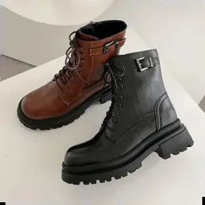 천연가죽 홀릭 여자 워커 발편한 부츠 HSM018