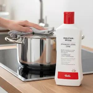 휘슬러 스테인리스 스틸 케어 전용세제 후라이팬 냄비 주방도구 가스렌지 갈변 세척 클리너