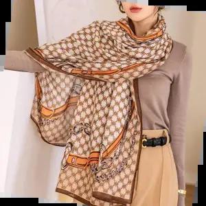 실크스카프 온나핏 광폭 롱 스카프 9종 LM-0484