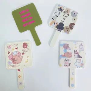 [퍼니메이커]미니 손거울 캐리턱 휴대용 메이크업 핸드 화장 미러 미니손거울 귀여운 캐릭터 학생