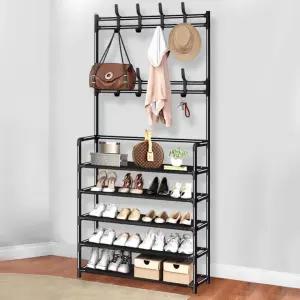 튼튼한 식 드레스룸 시스템 원룸 옷걸이 행거 철제 DIY 수납 선반 신발장