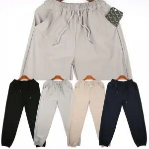 마테오 남녀공용 왕스판 조거 밴딩 팬츠 220582