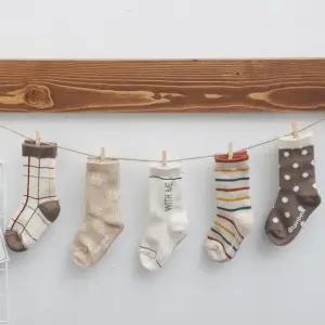 지앤 유아아동양말 g체크메이트 5족세트 여아플라워