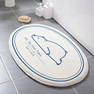 인테리어 매트 북극곰 캣 발매트 주방매트 현관매트