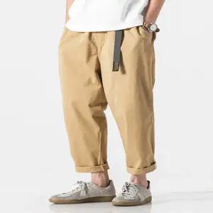 유니크 캐쥬얼 스트릿 와이드핏 남성 데일리 긴바지