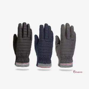 CR2 스마트터치 패딩 겨울 장갑 스트라이프밴드 레져 누빔 방한 아웃도어 보온 방풍 스웨이드lmn885