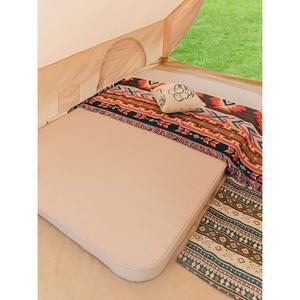 눕는의자 Lohascamping 더블 자체 팽창 매트리스 두꺼운 10cm 컴팩트 접이식 캠핑 수면 침대 패드 인용 에어 매트 바닥 베드 등받이 포함 전기 매트 자동 팽창식 쿠션 침대 캠핑에어침대 에어매트리스 텐트바닥매트