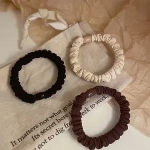 3색 곱창머리끈 쉬폰 헤어밴드 곱창밴드 올림머리 곱창머리끈 헤어정리