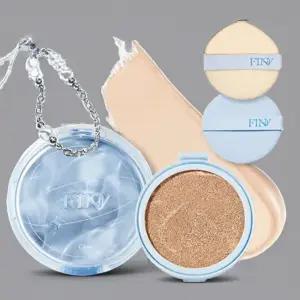 핀브 크리스탈 글로우 쿠션 본품+리필+키링