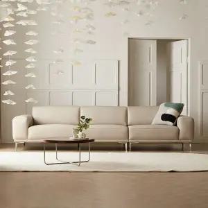 막스앤 브릭 4인 이태리 통가죽 소파