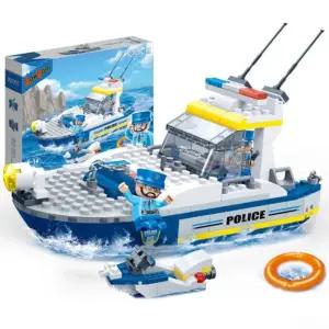 (경찰 경비정) 호환블록 완구/레고/블럭/호환/방과후/초등학생/호환성/어린이/호환용/놀이/블록/장난감