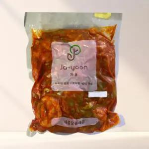 자윤식품 량진희 볶지않는 새콤달콤 안주 레몬무뼈닭발 냉채 1kg 1봉