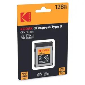 [정품] 코닥 KODAK CFexpress 타입 B 128GB 메모리 카드, 1800MBps 읽기 및 1200MBps 쓰기 (EKMCFX128GK) 8