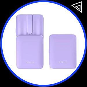 DeLUX MF10 오피스 마우스 블루투스 연결 1600DPI 접이식 무선 경량 음소거 PC 액세서리 선물용