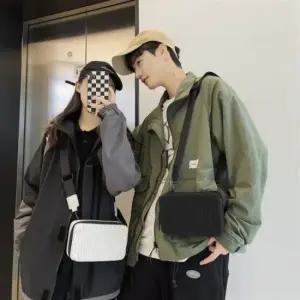 미니멀 스퀘어 데일리 크로스백 견고한 숄더백 캐주얼백 사각백 패션가방 하드백