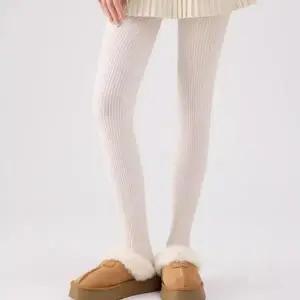 여성용 겨울 방한 니트 스타킹 롱 니삭스 양말 긴양말