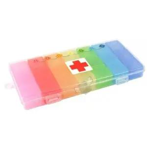 [셀러에이드]bns 휴대용 약케이스 19x8x2cm 구급응급용품 의약외품