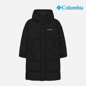 키즈 후드 롱패딩 자켓_블랙 (C64-YKD341)