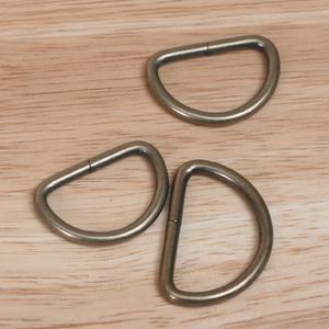 엔틱반달 D링(10개) 디링 / 가방 부자재 연결고리 부속 고리 키링 열쇠 끈