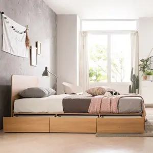 싱글   862 3칸서랍형 싱글침대 - 매트포함