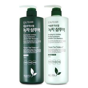 모에타 어성초자소엽 녹차샴푸1000ml 두피타입 선택