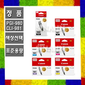 캐논 PGI-980 PGBK/CLI-981 (택1) PIXMA TS8195/ PIXMA TS8190
