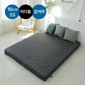 [워너텍스] 천연라텍스 매트리스 10cm 슈퍼싱글(SS) 방수속커버 / 겉커버포함