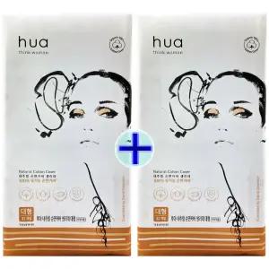 암웨이 후아 내추럴 순면커버 생리대 대형 32개 2개