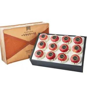 청송햇사과 선물세트 명품2호4kg(11~12과)부직포가방