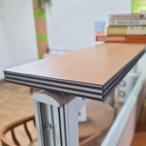 진웅 망플 화이트그레이 사무실파티션 상판 선반 걸이 사이즈 400 부터 800 폭150 파티션부속