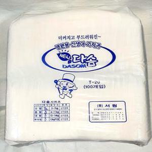 다솜일자형신생아 기저귀(100매) 5kg이하
