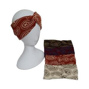 땡처리 두툼 페이즐리 헤어밴드 세안밴드 국산