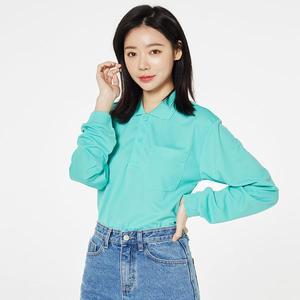 [디작소]여성 봄 가을 UV컷 드라이 긴팔 카라 티셔츠