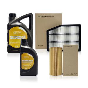 [쏘렌토,K8 하이브리드21년이후~] 현대모비스 05100-00481엔진오일 + 필터 세트