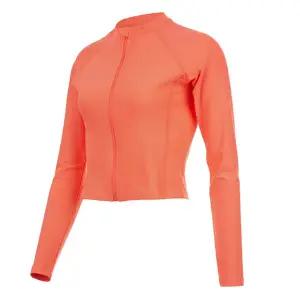 [레노마수영복](하남점)지퍼백 폴리백 2종 무상증정 여성 크롭래쉬가드상의/CS2C971CR