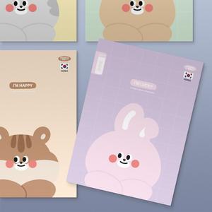 초등 알림장 넓은칸 16매 1권 동물 공룡 디자인 캐릭터 노트 공책 신학기 준비물 저학년