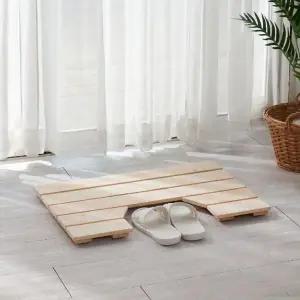 [NS홈쇼핑]편백나무 고급 통원목 와이드 욕실발판 (홈) 630x440[31325214]