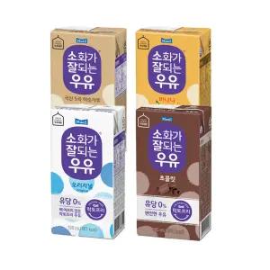 매일 소화가잘되는우유 락토프리 190mlx24팩(바나나6+초콜릿6+오리지널6+미숫가루6) 무배