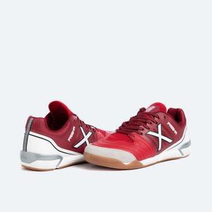 [무니치] 프리스마 14 인도어 가죽 트레이닝화 레드