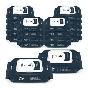 [미래생활] 네이즈 노블 휴대용물티슈 캡형 20매 20팩[32923743]